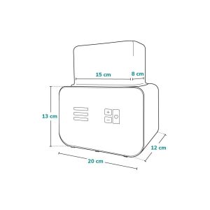 Lionelo Thermup Double električni sterilizator i grijač bočica, White - Slika 5