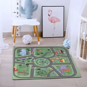Ecotoys velika Eva pjenasta podloga za djecu City 90,5 x 90,5 cm - Slika 3