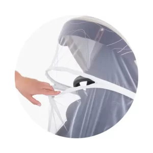 Chipolino univerzalna mrežica za kolica Lux white - Slika 4