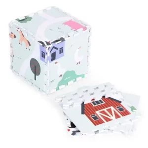 Ecotoys velika Eva pjenasta podloga za djecu Farm 90,5 x 90,5 cm - Slika 4