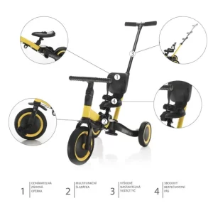 Zopa tricikl Razor 3u1 - Empire Yellow - Slika 3