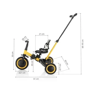 Zopa tricikl Razor 3u1 - Empire Yellow - Slika 6