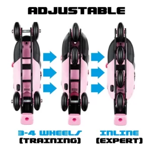 Molto dječje role 3inLine Pink - Slika 2