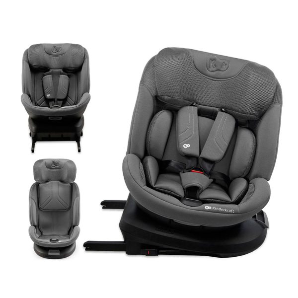Kinderkraft autosjedalica XPEDITION 3 i-Size 0-36 kg (40-150 cm) 360, Grey