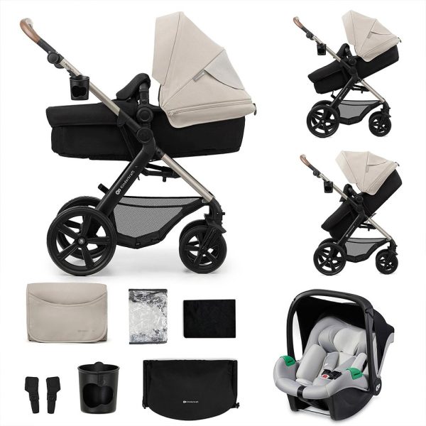 KINDERKRAFT KOLICA MOOV 2 3U1 MINK PRO - MOONLIGHT GREY
