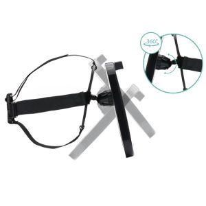 Fillikid ogledalo za auto s LED svjetlom, crno - Slika 3