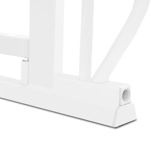 Lionelo Truus Slim zaštitna ograda 75-100 cm, white - Slika 5