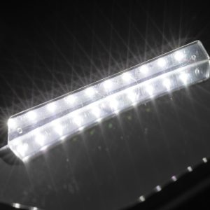 Fillikid ogledalo za auto s LED svjetlom, crno - Slika 6