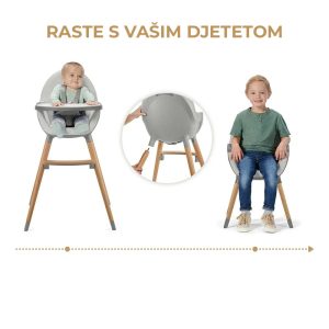Kinderkraft Hranilica Fini 2 2u1, Grey - Slika 6