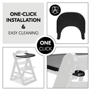 Hauck pladanj Alpha Click Tray White Black - Slika 7