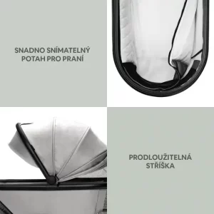 Zopa košara XL za Move 3 Metal Grey - Slika 11