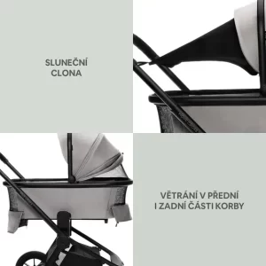 Zopa košara XL za Move 3 Metal Grey - Slika 10