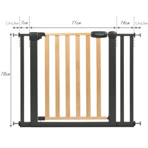KIDWELL TRASTI ZAŠTITNA OGRADA 74-105 CM - Slika 11