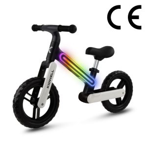 KIDWELL SUNO LED BALANS BICIKL - CRNO BIJELI - Slika 7