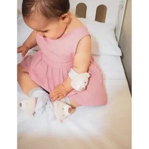SET ZVEČKI ZA STOPALA I ZAPEŠĆA BEAR - ROZA - Slika 4