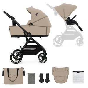 Kinderkraft dječja kolica Yoxi 2u1, Sand Beige - Slika 2