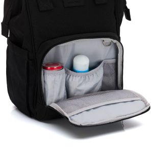 Fillikid torba/ruksak za pelene Barcelona, black - Slika 5