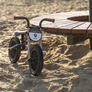 QPLAY FEDURO BALANS BICIKL - CRNO/ZLATNI - Slika 7