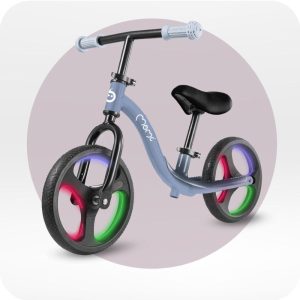 MoMi ISOKA balans bicikl sa LED svjetlima, blue - Slika 7