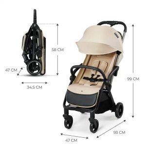 Kinderkraft Sportska kolica Apino, Dune Beige - Slika 7