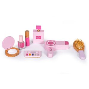 Ecotoys drveni kozmetički stol s ogledalom i dodacima - Slika 8