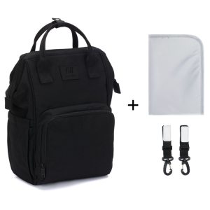 Fillikid torba/ruksak za pelene Barcelona, black - Slika 8