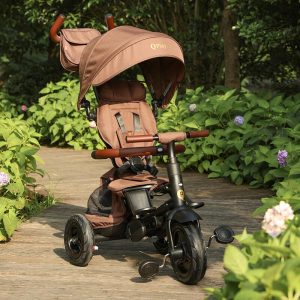 QPLAY RITO DELUXE SKLOPIVI TRICIKL - BROWN - Slika 9
