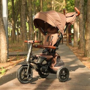 QPLAY RITO DELUXE SKLOPIVI TRICIKL - BROWN - Slika 10