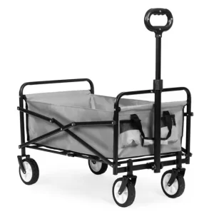 Sklopiva transportna kolica 48x90 Siva - nosivost 100 kg - Slika 4