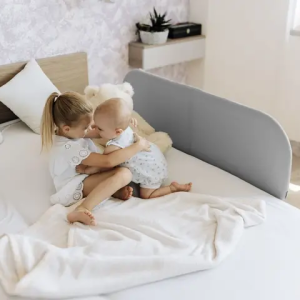Zopa zaštitina ogradica za krevetić Monna Compact Grey - Slika 8