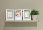 Dooky Happy Hands Baby print trostrukim okvirom i otiskom White