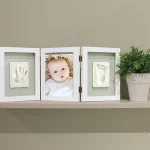 Dooky Happy Hands Baby print trostrukim okvirom i otiskom White