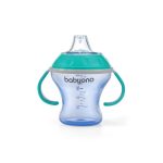 BABYONO NEPROLIJEVAJUĆA ČAŠA NATURAL PLAVO-TIRKIZNA