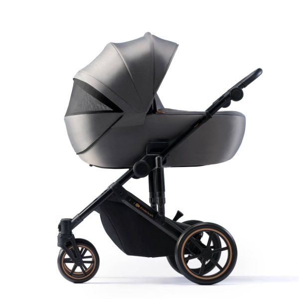 KINDERKRAFT DJEČJA KOLICA PRIME 2 MINK PRO 3U1 - SHADOW GREY