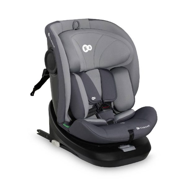 KINDERKRAFT I-GROW I-SIZE AUTOSJEDALICA 0-36 KG ( 40-150 CM ) 360 - SIVA