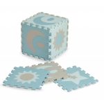 MOMI NEBE - PUZZLE OD PJENE 90x90 CM PLAVE