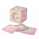 MOMI NEBE - PUZZLE OD PJENE 90x90 CM ROZE