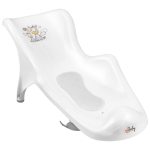 Naslon za kupanje Zebra, bijeli s podlogom