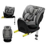 KINDERKRAFT I-FIX I-SIZE AUTOSJEDALICA 0-36 KG ( 40-150 CM ) 360 - SIVA