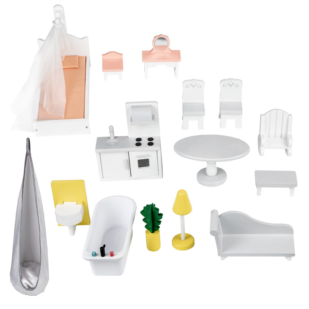 ECOTOYS KUĆICA ZA LUTKE RESIDENCE XXL - Slika 5