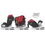 COCCOLLE LYRA I-SIZE AUTOSJEDALICA 40-150 CM - DAHLIA RED - Slika 16