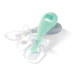 BABYONO SILIKONSKE ŽLICE S GRANIČNIKOM 6M+ SIVA/MINT - Slika 2