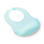BabyOno Silikonski podbradak ultrathin 6 m+, plava - Slika 2