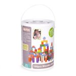 ECOTOYS DRVENE KOCKE U KUTIJI OD 100 DIJELOVA - Slika 2