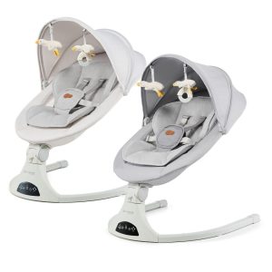Kinderkraft Električna njihaljka TULSY, Grey - Slika 2