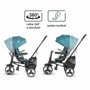 COCCOLLE SKLOPIVI TRICIKL SPECTRA PLUS PREMIUM - ATLANTIC BLUE - Slika 4