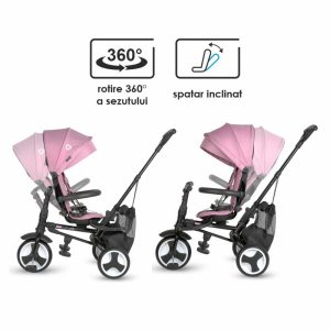 COCCOLLE SKLOPIVI TRICIKL SPECTRA PLUS PREMIUM - ORCHID VIOLET - Slika 3