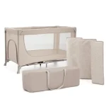 KINDERKRAFT PUTNI KREVETIĆ 2U1 JOY 2 - BEIGE - Slika 2