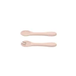 PETITE&MARS SILIKONSKA ŽLICA I VILICA TAKE&MATCH - DESERT SAND - Slika 2
