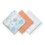 BABYONO TETRA PELENE MUSLIN CVIJEĆE - BOJA BRESKVE - Slika 3